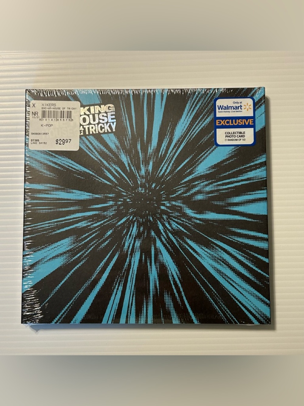 CD xikers House of Tricky Wrecking The 6th Mini Album K-Pop Walmart Blue (X ver)